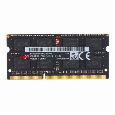 镁光 8GB 2RX8 PC3L-14900S 笔记本内存条 DDR3L 8G 1866 1867