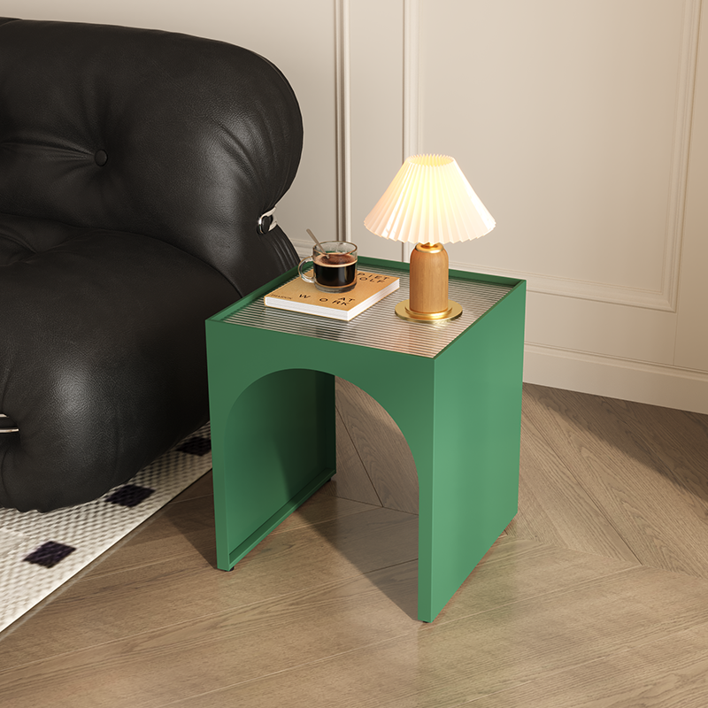 轻法式复古玻璃边几创意艺术