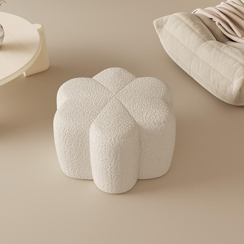 雅纳索创意花朵沙发凳