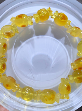 天然蜜蜡糖果雕刻件饰品配饰男女