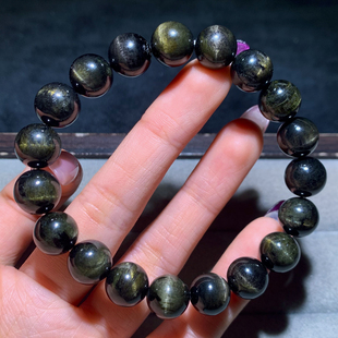 天然猫眼碧玺手链巴西祖母绿原石手串水晶饰品闺蜜礼物配饰情侣款