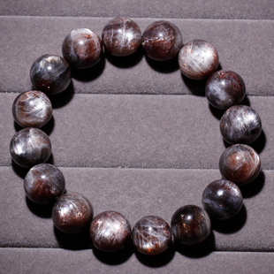 天然星辉骨干长石单圈手链金沙日光石饰品送礼物一物一图男女