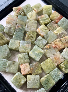 天然莫奈幽灵方糖吊坠手串巴西女
