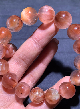 天然顺发粉钢丝手链送礼物情侣女