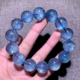 天然云母星光海蓝宝手链巴西绿柱石水晶宝石手串女饰品送礼情侣款