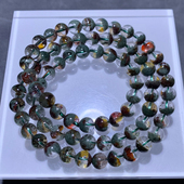 天然幽灵水晶三圈手链半盆聚宝盆千层时尚 饰品手串礼物男女生情侣