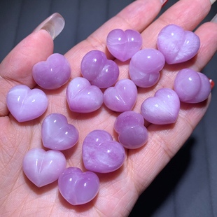 天然紫锂辉屁桃吊坠紫色雕刻件猫眼透润随形一物一图礼物男女情侣