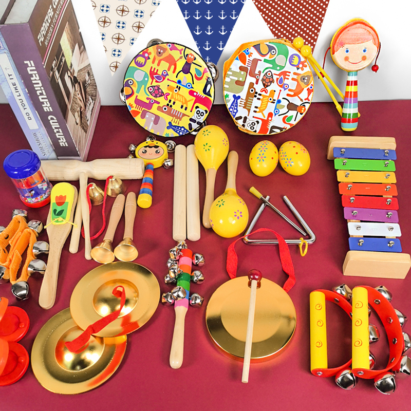 丢沙包早教幼儿园小学生打击乐器