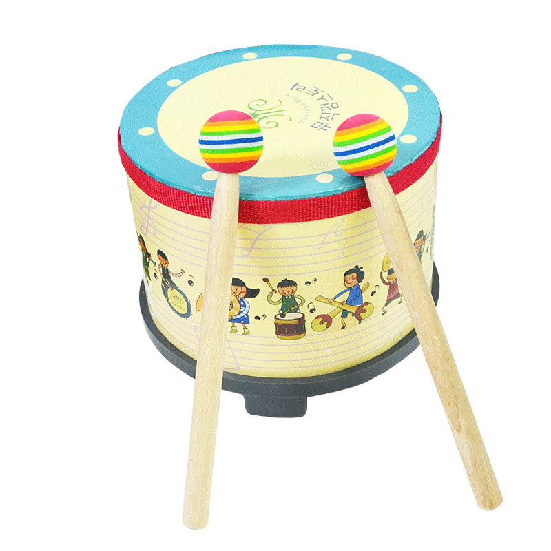 儿童鼓乐器奥尔夫打击手拍拍双面韩国地鼓幼儿园宝宝早教音乐套装