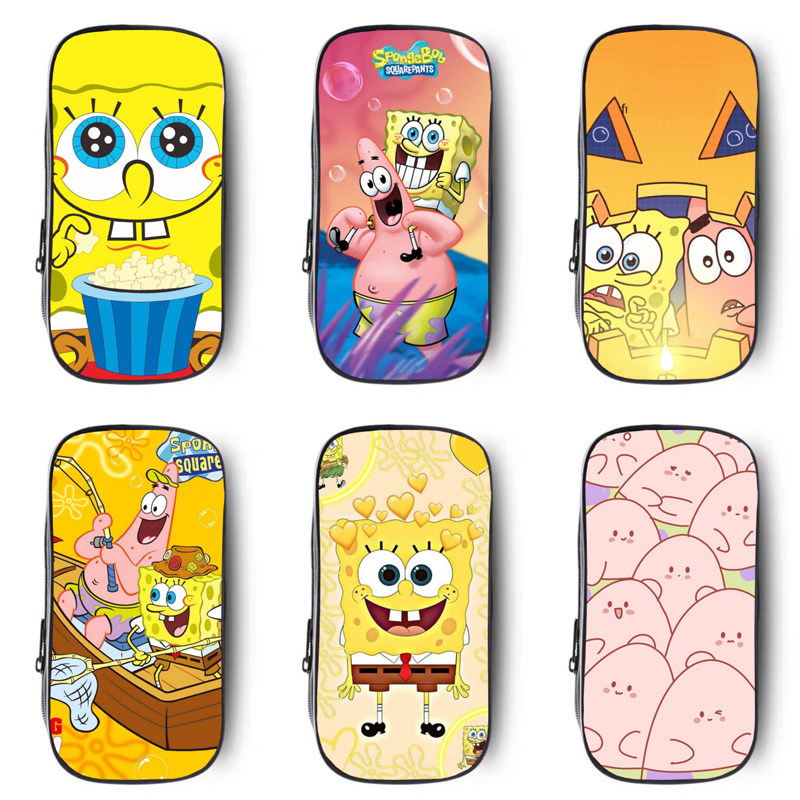 海绵宝宝派大星文具盒帆布