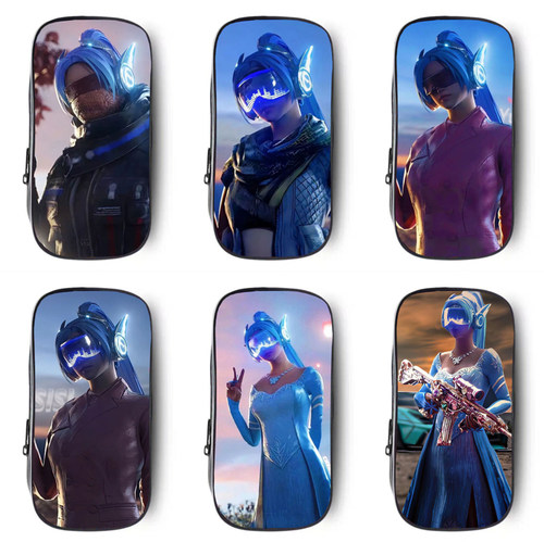 新款和平精英男生笔袋文具盒