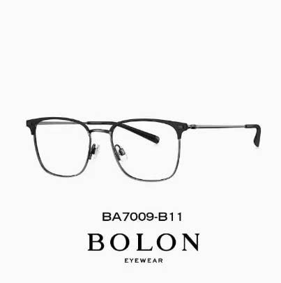BOLON暴龙近视眼镜26新品BA7009钛框男复古休闲镜框配度数镜架女