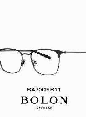 BOLON暴龙近视眼镜24新品BA7009钛框男复古休闲镜框配度数镜架女