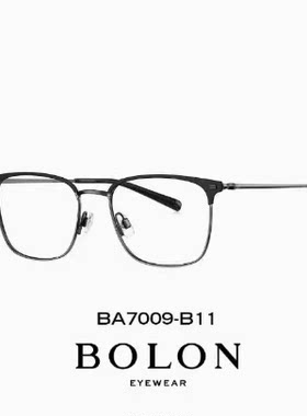 BOLON暴龙近视眼镜26新品BA7009钛框男复古休闲镜框配度数镜架女