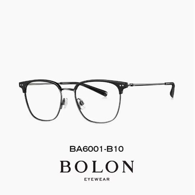 新品BOLON暴龙近视眼镜防蓝光镜架男商务钛框镜框配度数BA6001
