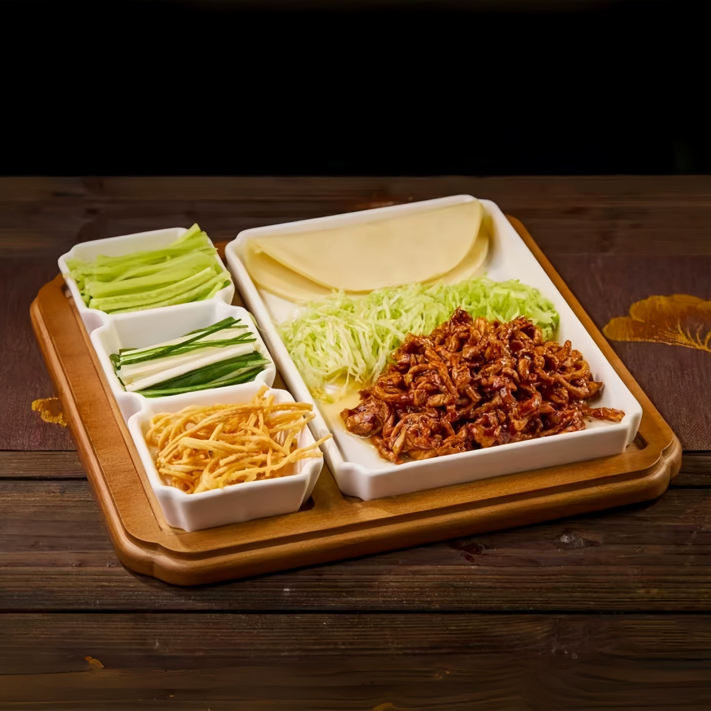 创意京酱肉丝特色餐具