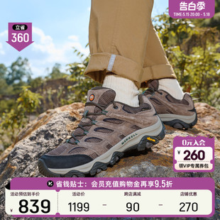 MERRELL迈乐MOAB3 爬山情侣户外运动鞋 男女 GTX防水透气登山徒步鞋