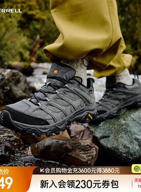 MERRELL迈乐MOAB3 GTX防水户外专业登山徒步鞋男女防滑耐磨运动鞋