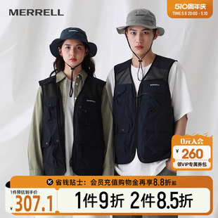 马甲 MERRELL迈乐Vest男女同款 户外运动露营休闲外套情侣上衣无袖