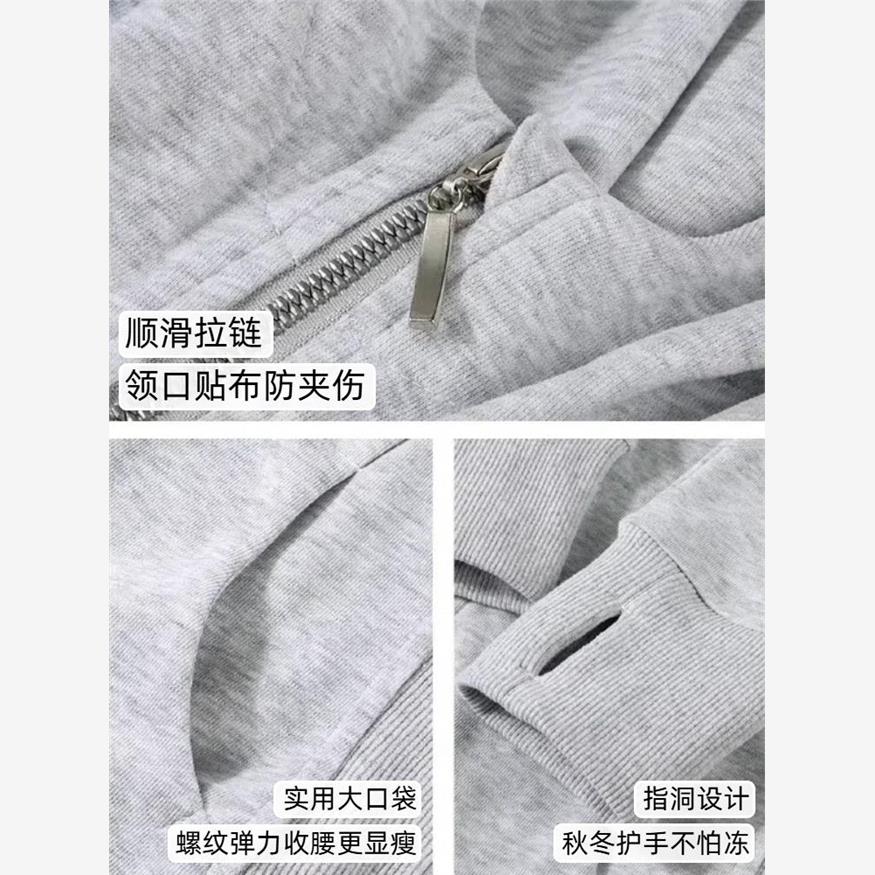 修身外套女款正肩卫衣春
