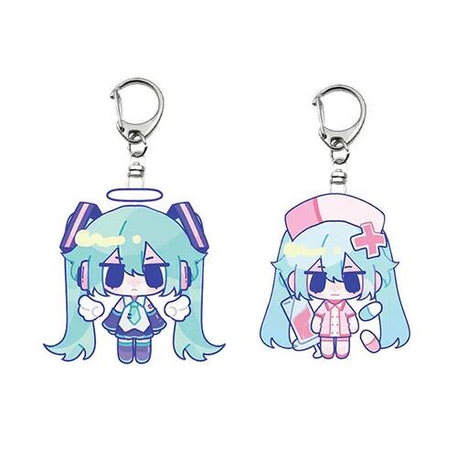 初音未来周边钥匙扣二次元动漫周边ins学生书包衣服挂件饰品现货