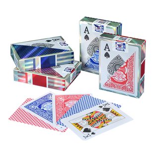 德州扑克扑克牌塑料比赛专用牌德扑扑克纸牌poker牌大字防水防折