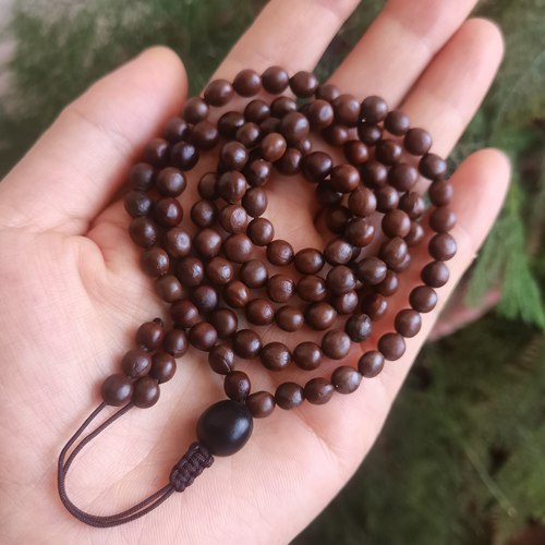摇钱树木栾树子手串108颗佛珠念珠手持男女款情侣多圈手链礼物DIY