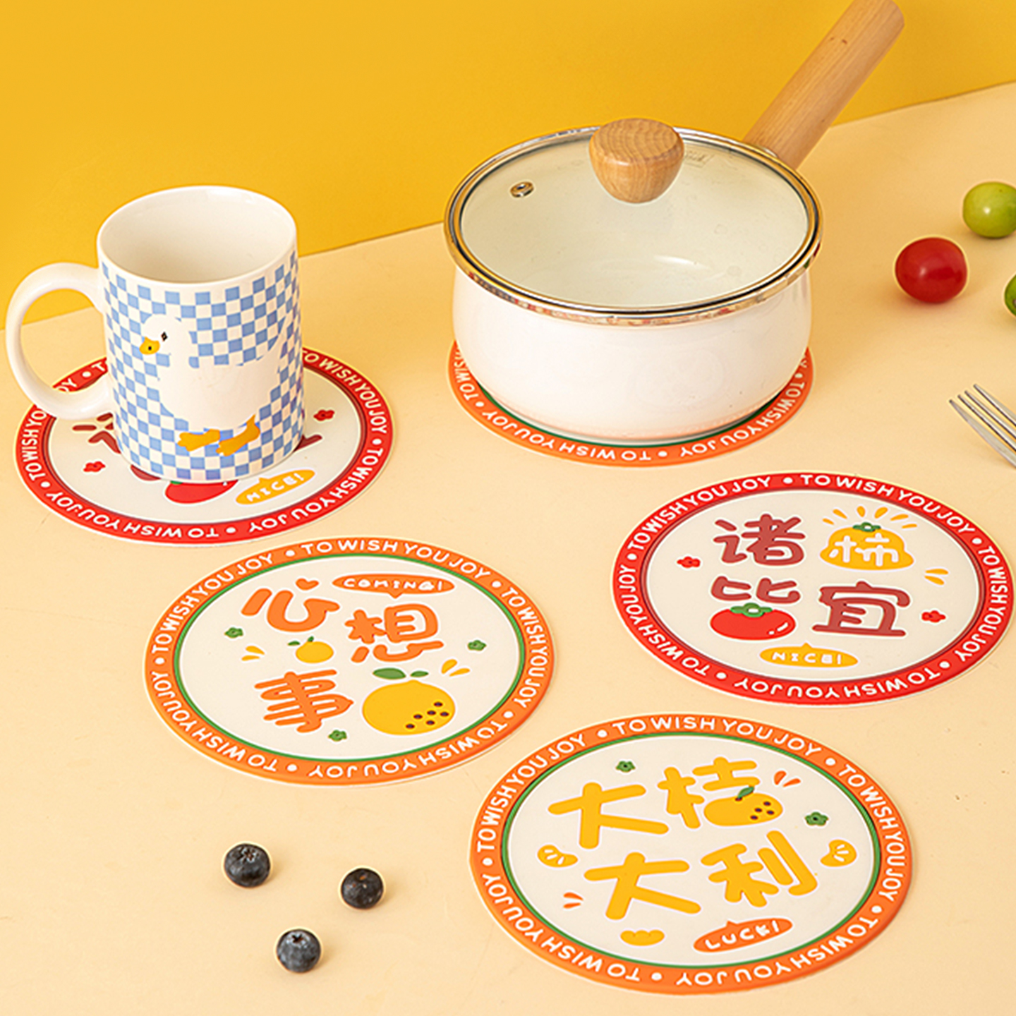 隔热垫餐桌垫防烫餐垫家用软垫