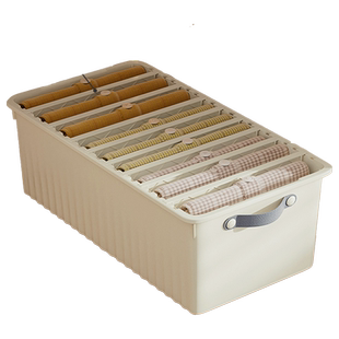 衣服收纳箱家用整理盒衣柜分层储物裤子收纳神器抽屉式塑料床底下