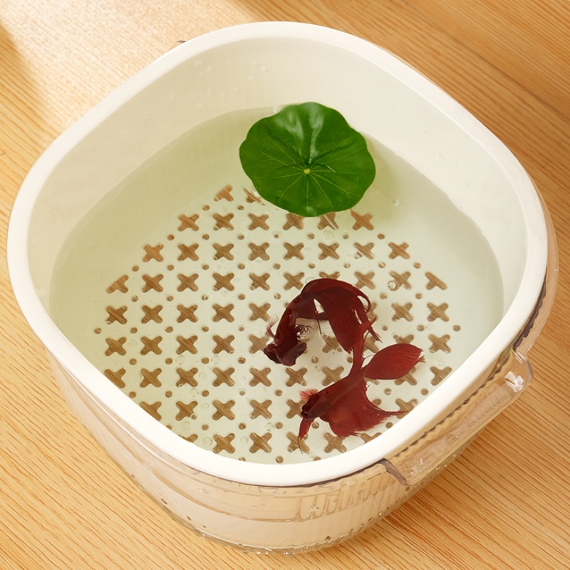 双层鱼缸家用小型鱼缸