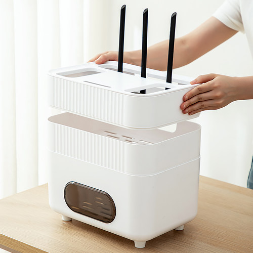 无线wifi桌面电视机顶盒放置架