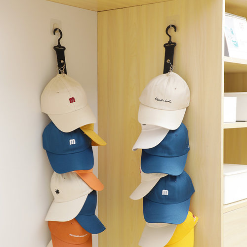 免打孔帽子收纳神器放鸭舌衣帽架