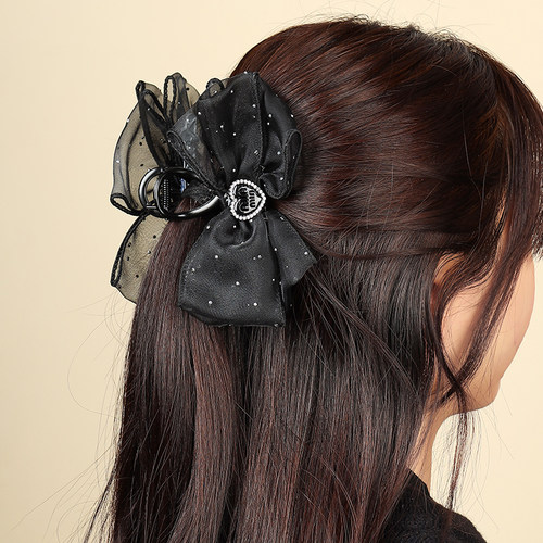 韩式花朵鲨鱼夹后脑勺专用