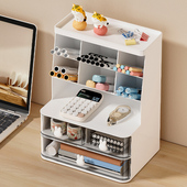 斜插式 笔筒书桌文具收纳盒学生用品儿童男孩女孩多功能办公室桌面