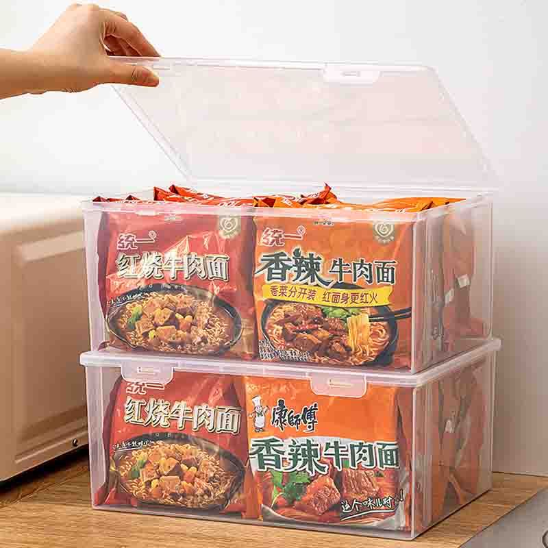 泡面收纳神器方便面整理筐桌面多功能家用收纳盒子橱柜杂物置物架
