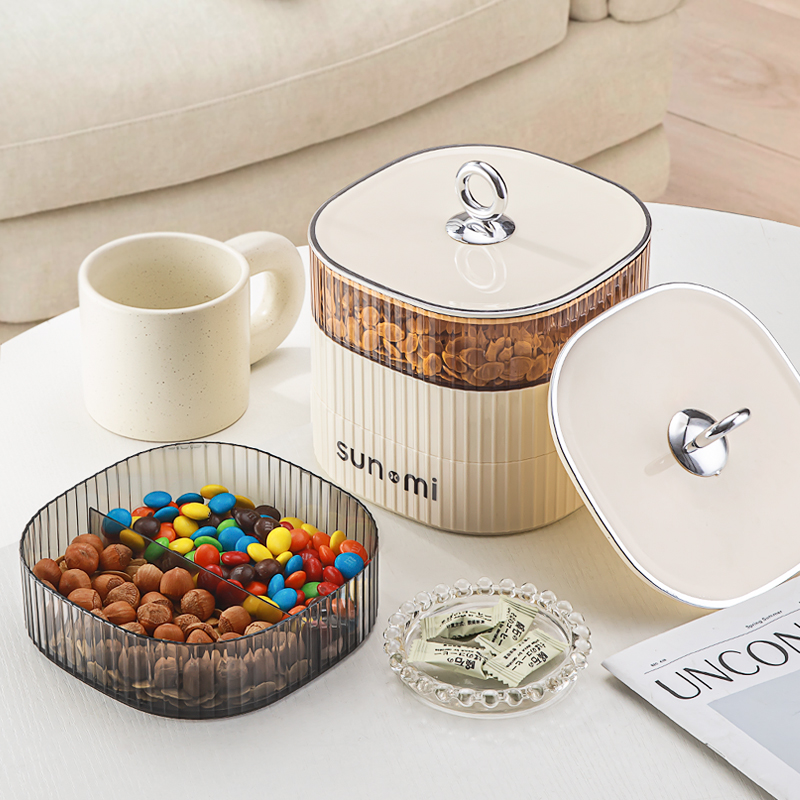 食品级材质奶油风过年糖果盒