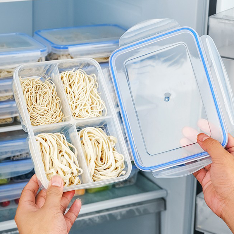 食品级冰箱专用面条分格保鲜盒