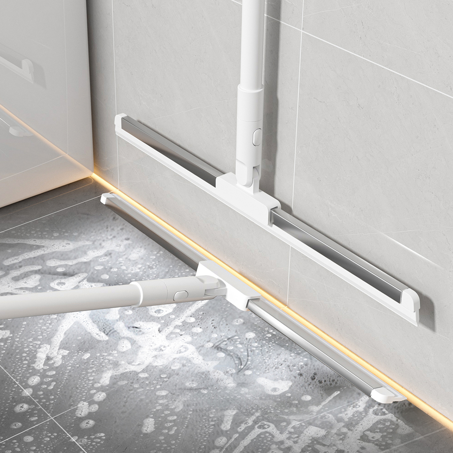 魔术扫把刮地板扫水挂头发神器卫生间浴室家用硅胶拖把黑科技扫帚