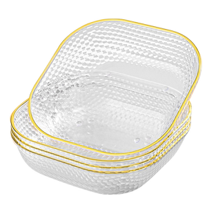 吐骨碟家用小盘子零食碟水果盘餐桌垃圾吐骨头渣盘收纳盘碟子干果