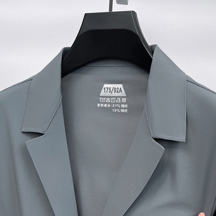 商务休闲西装 防晒西服外套2025夏季 简约纯色百搭单西 男士 冰丝薄款