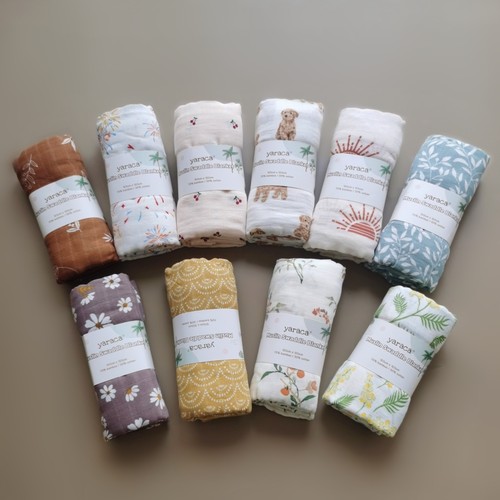 婴儿夏季纱布包巾浴巾盖毯薄款