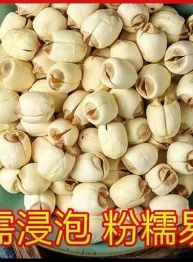 2026年广昌无芯白莲子无硫新鲜手工莲子干货江西特产通心白莲粉糯