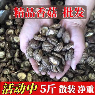 新鲜庆元农家香菇干货2500g金钱菇非特级小香菇椴木冬菇蘑菇花菇