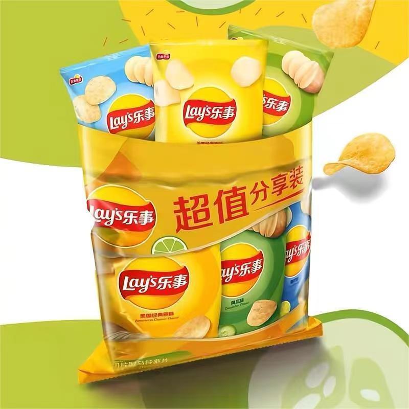 乐事原切薯片原味超值