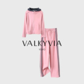 阔腿裤 两件套 加绒加厚连帽卫衣套装 女时尚 Valkyvia 悠悠奢品