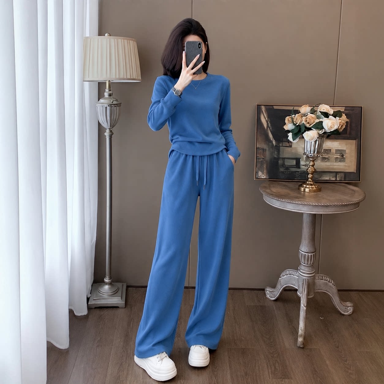 时尚休闲宽松显瘦套装女