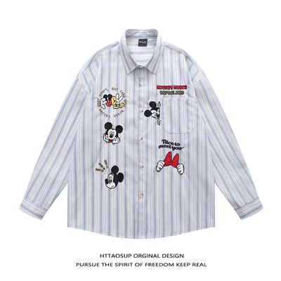 2025春季文艺感童趣刺绣长袖衬衫