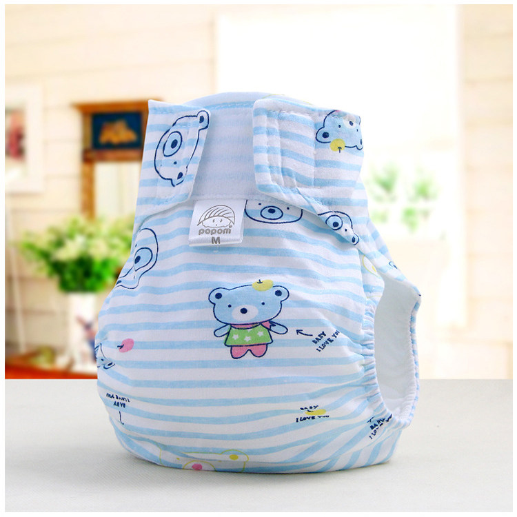婴儿尿布裤纯棉宝宝尿布兜夏透气可洗布尿裤新生儿防水防漏隔尿裤