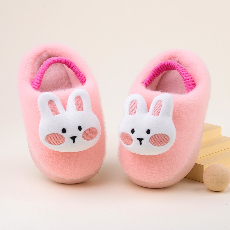 新款棉拖鞋毛绒可爱卡通小熊地板