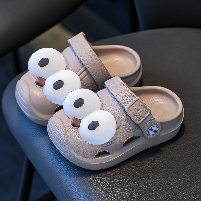 宝宝拖鞋夏儿童洞洞鞋婴幼儿小童凉鞋男童软底女童凉拖鞋EVA两穿